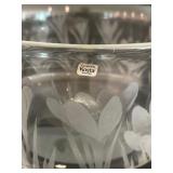 Vintage Kosta Boda Art Glass Bowl Signed L.BAUER #57481