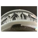 Vintage Kosta Boda Art Glass Bowl Signed L.BAUER #57481