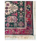 Woven Oriental Area Rug 61 x 89 Inch with Geometric Patterns