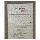 Red Area Rug with Circular Pattern