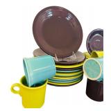 Assorted Fiesta Ware Dishes