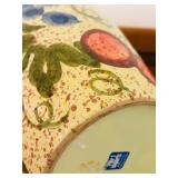 Colorful Vase with Fruit Motif