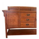 Bassett Sideboard Buffet with Drawers and Cabinets