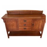 Bassett Sideboard Buffet with Drawers and Cabinets