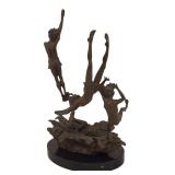 DR - Mark Hopkins Bronze Sculpture 