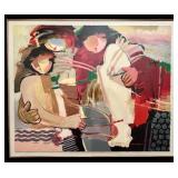 BR3 - Hessam Limited Edition Framed Abstract Artwork, "Caring"