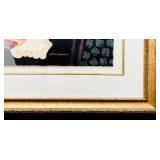 BR3 - Hessam Limited Edition Framed Abstract Artwork, "Caring"