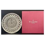K - Waterford Crystal 2007 Twelve Days of Christmas Plate with Box and Booklet