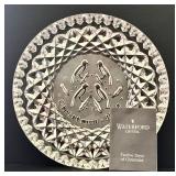 K - Waterford Crystal 2007 Twelve Days of Christmas Plate with Box and Booklet