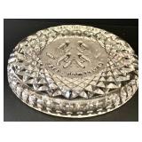 K - Waterford Crystal 2007 Twelve Days of Christmas Plate with Box and Booklet