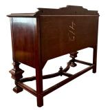 DR - Vintage H Herrmann Furniture Co. Carved Wood Sideboard Buffet