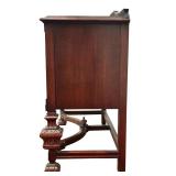 DR - Vintage H Herrmann Furniture Co. Carved Wood Sideboard Buffet