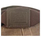 LR - Coach Brown Suede Hobo Purse with Tassel