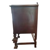 DR - Vintage H Herrmann Furniture Co Vintage Wood Buffet Sideboard