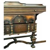 DR - Vintage H Herrmann Furniture Co Vintage Wood Buffet Sideboard