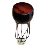 DR - Vin Josefina Krosno 37 Inch Glass Art Vase on Metal Stand