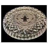 LT - Waterford 1991 Christmas 10-Inch Crystal Plate with Original Box