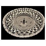 LT - Waterford 1991 Christmas 10-Inch Crystal Plate with Original Box