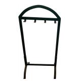 LR - 4 Piece Iron Fireplace Tool Set with Stand, 32 Inches High