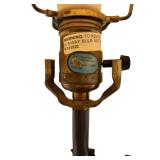 LR - Rod Iron Floor Lamp with Linen Shade