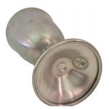 International Silver Co. Set: 2 Pewter Goblets and 5-Inch Pewter Vase