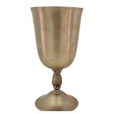 International Silver Co. Set: 2 Pewter Goblets and 5-Inch Pewter Vase