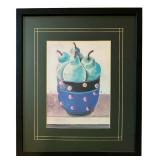 LR - Framed Randomlane Wall Decor "Pears" Print by Bo J