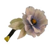 DR - Vintage Napoleon Italy Capodimonte Porcelain Floral Arrangement