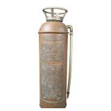 G - Vintage Imperial Plant Rubber Co Brass Fire Extinguisher