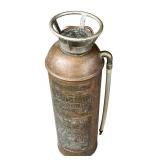 G - Vintage Imperial Plant Rubber Co Brass Fire Extinguisher