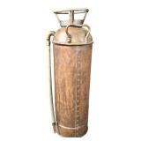 G - Vintage Imperial Plant Rubber Co Brass Fire Extinguisher
