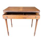 G - Vintage Grand Rapids Walnut Desk with Single Drawer