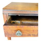 G - Vintage Grand Rapids Walnut Desk with Single Drawer