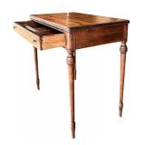 G - Vintage Grand Rapids Walnut Desk with Single Drawer