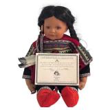 BR2 - Original Traditions 22 Inch Porcelain Doll with Certificate of Authenticity