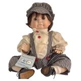 MBR - Kopy Kats Handmade 18-Inch Porcelain Doll Joey with Tag