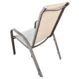 G - Pair of Vintage Patio Chairs with Metal Frames