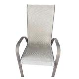 G - Pair of Vintage Patio Chairs with Metal Frames