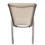 G - Pair of Vintage Patio Chairs with Metal Frames