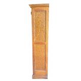G - Vintage Wooden Wardrobe with Glass Door and Solid Wood Door MVS F1857
