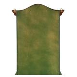 LR - Green and Brown Curio Cabinet with Glass Shelves