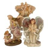 DR - Set of 3 Vintage Seraphin Classics Angel Figurines
