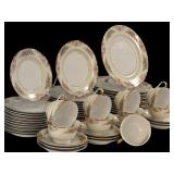 K - Vintage Noritake M Floral China Dinnerware Set, 54 Pieces