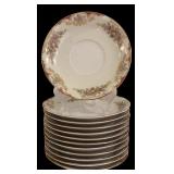 K - Vintage Noritake M Floral China Dinnerware Set, 54 Pieces