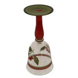 DR - Set of 7 Hand Painted Christmas Berry Wine Glasses