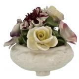 DR - Radnor and Denton English Bone China Floral Arrangements, Set of 2