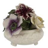 DR - Radnor and Denton English Bone China Floral Arrangements, Set of 2