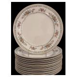 DR - Vintage Noritake Ivory China Homage Pattern Dinnerware Set with Cups, Plates, and Serving Pieces