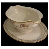 DR - Vintage Noritake Ivory China Homage Pattern Dinnerware Set with Cups, Plates, and Serving Pieces