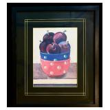 LR - "Plums" Framed Wall Decor Art Print